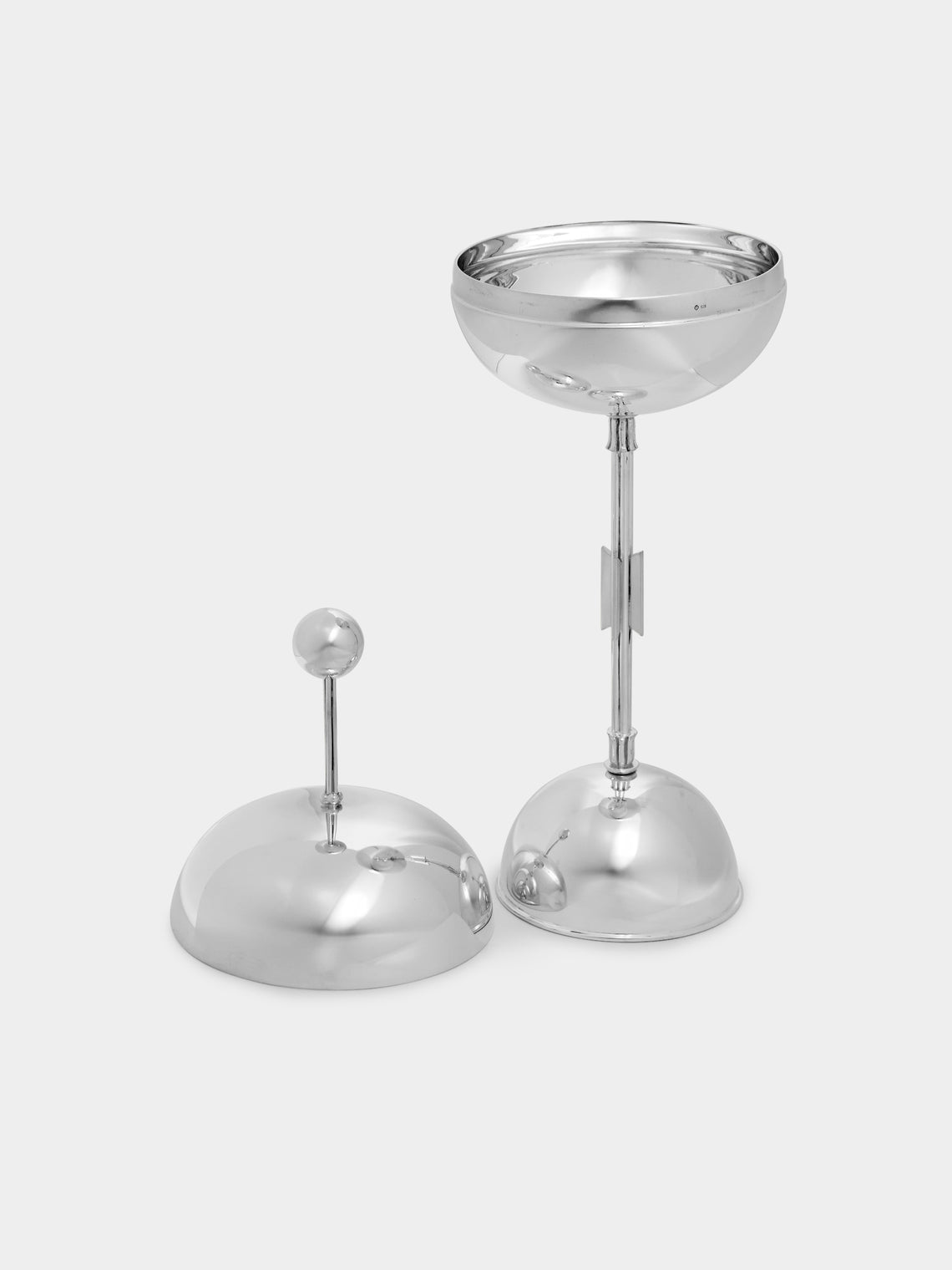 Wiener Silber Manufactur - Otto Prutscher Sterling Silver Bonbonniere -  - ABASK