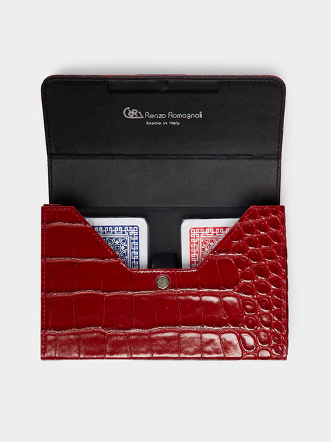 Renzo Romagnoli - Leather Playing Cards Set -  - ABASK - 