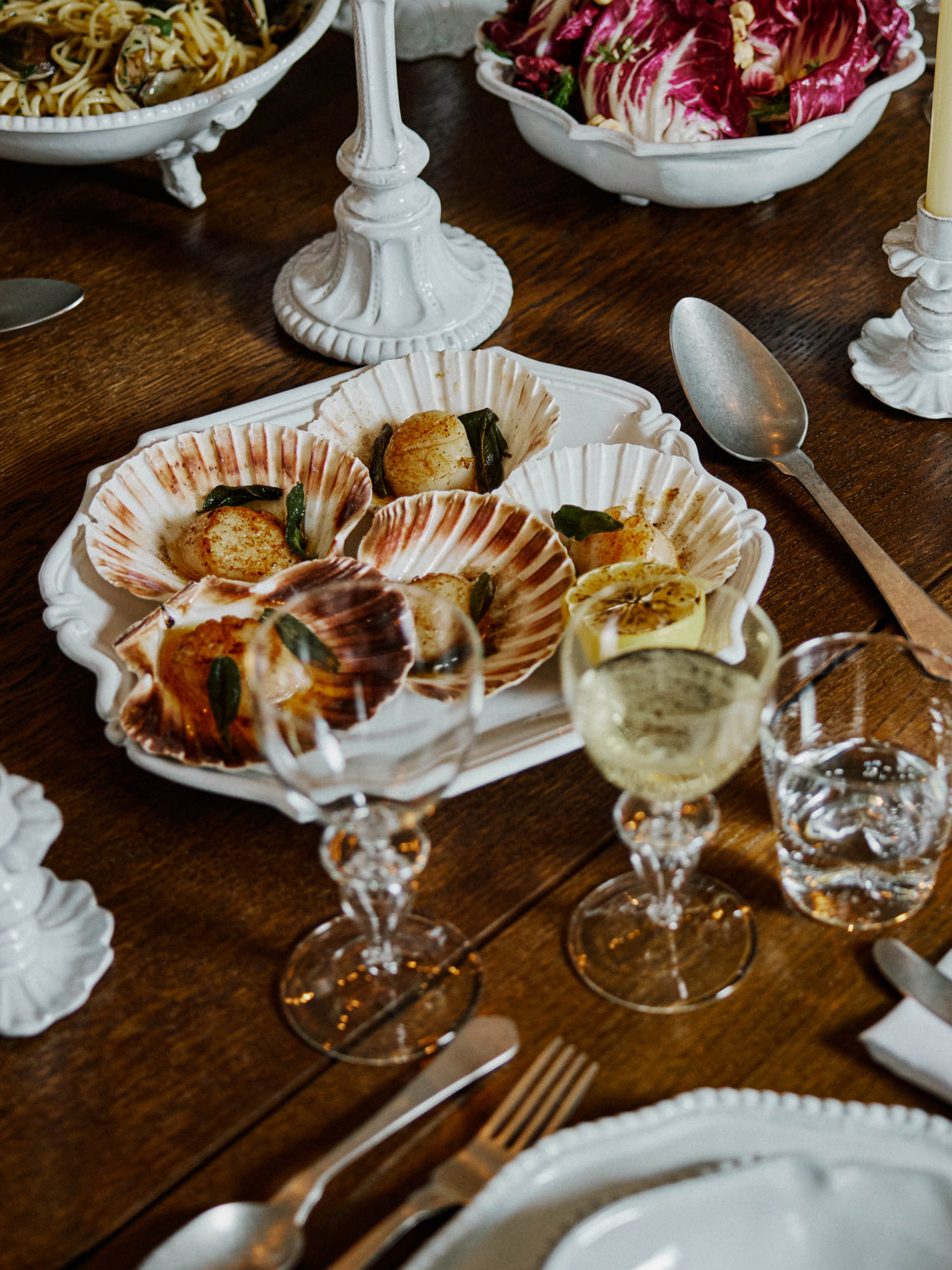 Astier de Villatte - Régence Hand-Glazed Ceramic Medium Platter -  - ABASK