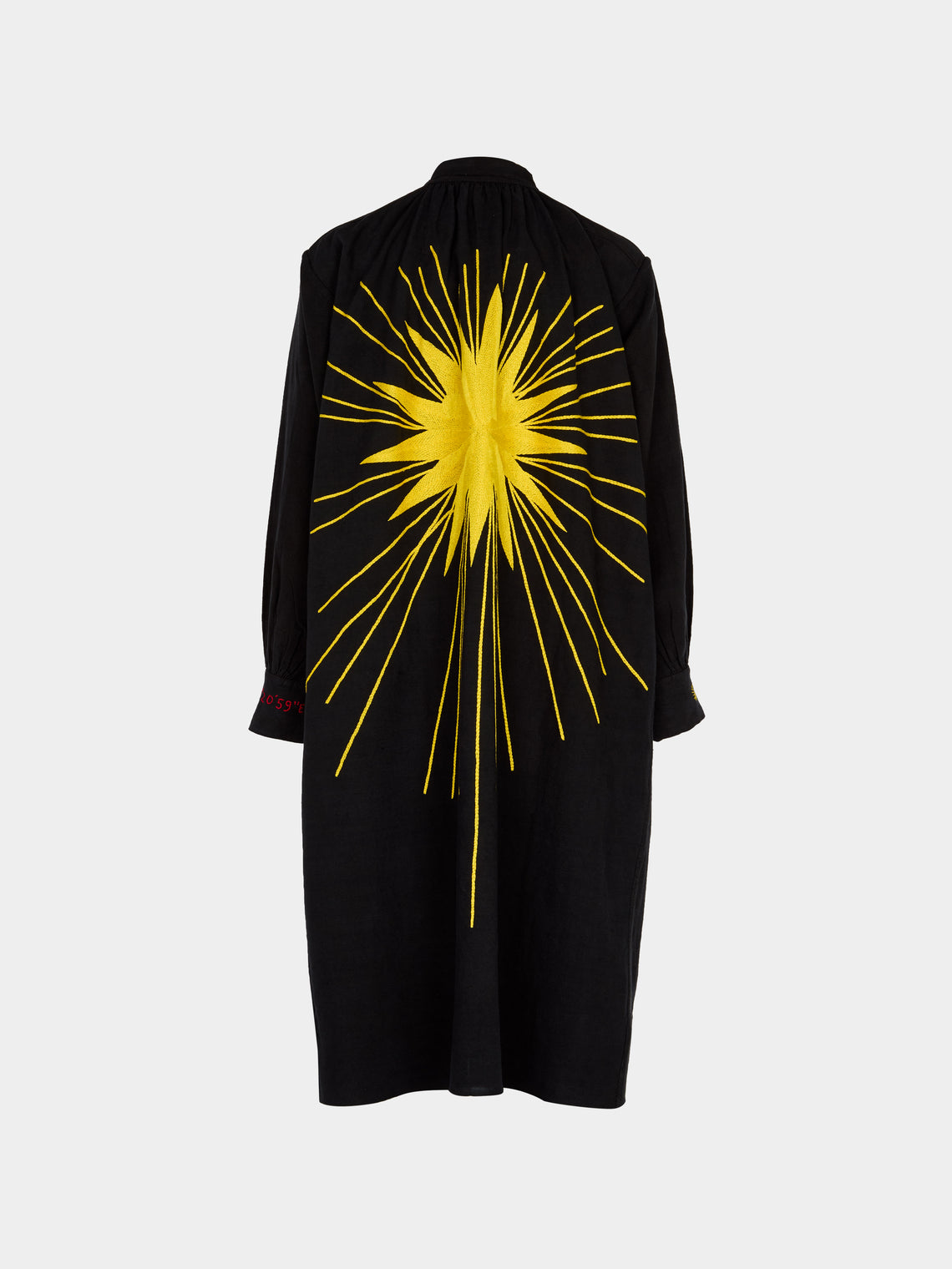 Kilometre Paris - The Sunburst  Embroidered Linen Dress | One Size -  - ABASK
