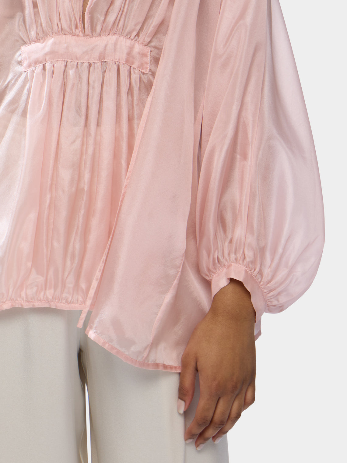 Women's The Hazy Nipple Silk Shirt | One Size