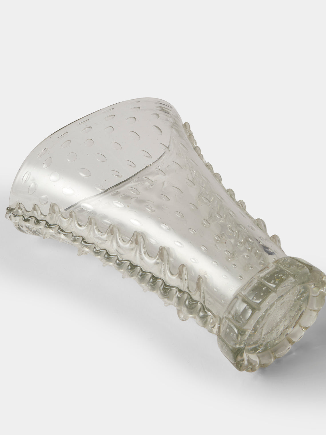 Antique and Vintage - 1950s Archimede Seguso Crystal Vase - Clear - ABASK