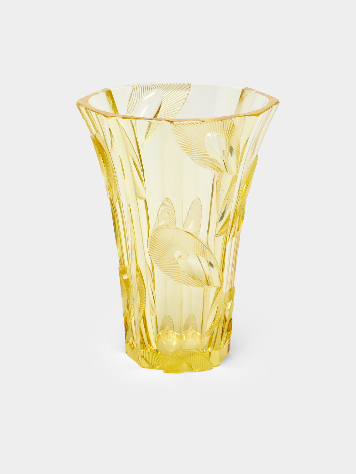 Antique and Vintage - 1930s Bohemian Crystal Vase -  - ABASK - 