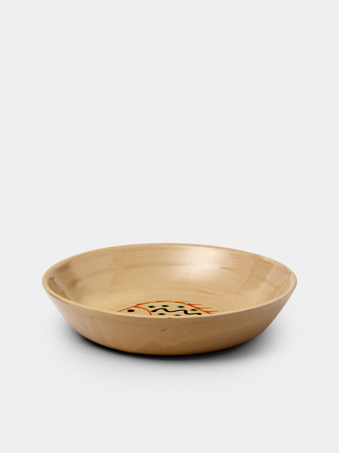 Poterie de Cliousclat - Fish Hand-Glazed Slipware Bowls (Set of 4) - Ivory - ABASK - 