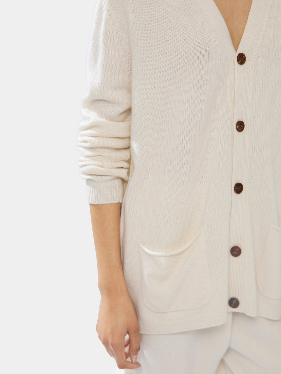 Women's Cashmere Boyfriend Cardigan | Size: S