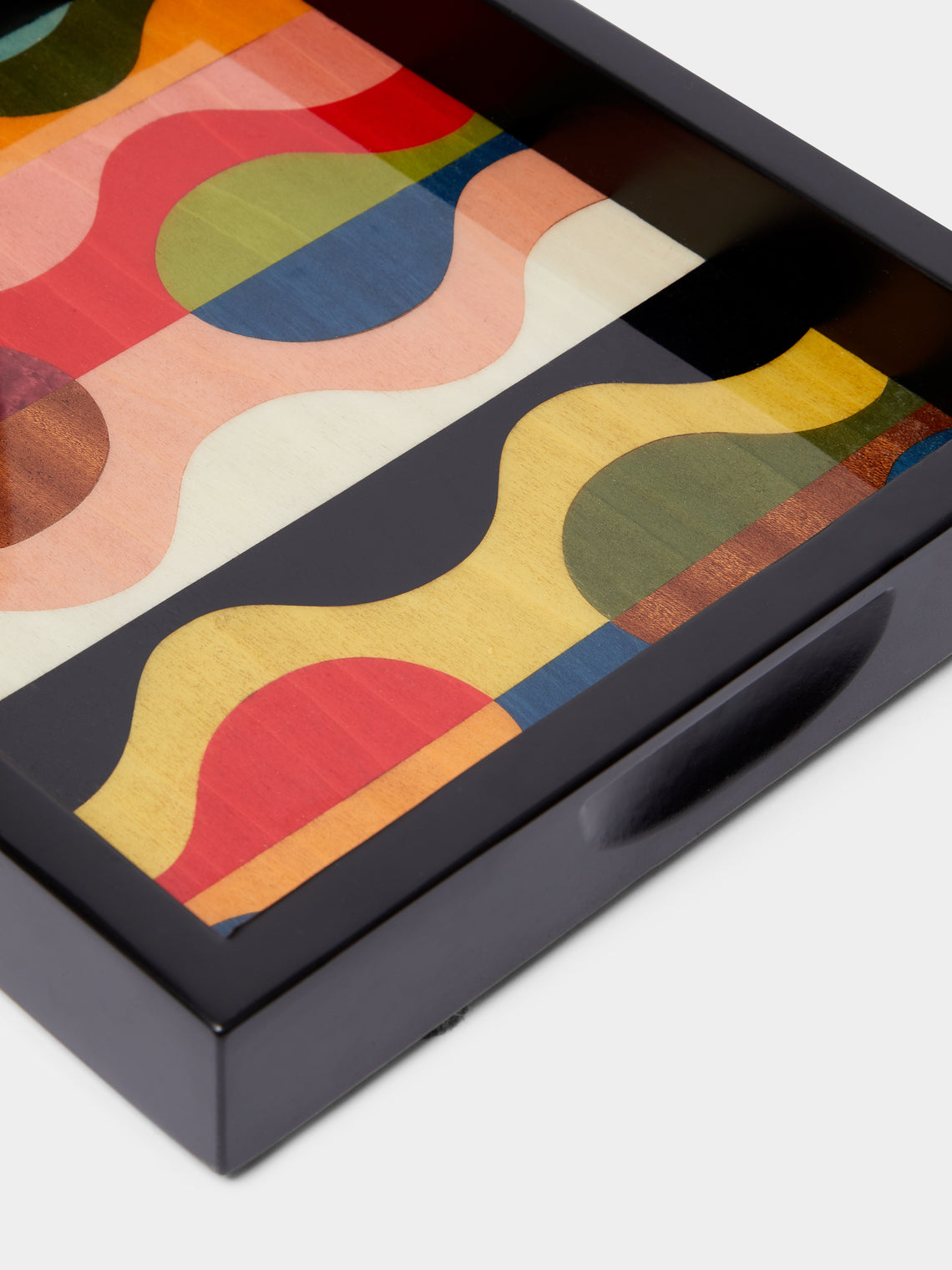 Biagio Barile - Waves Wood Inlay Tray -  - ABASK