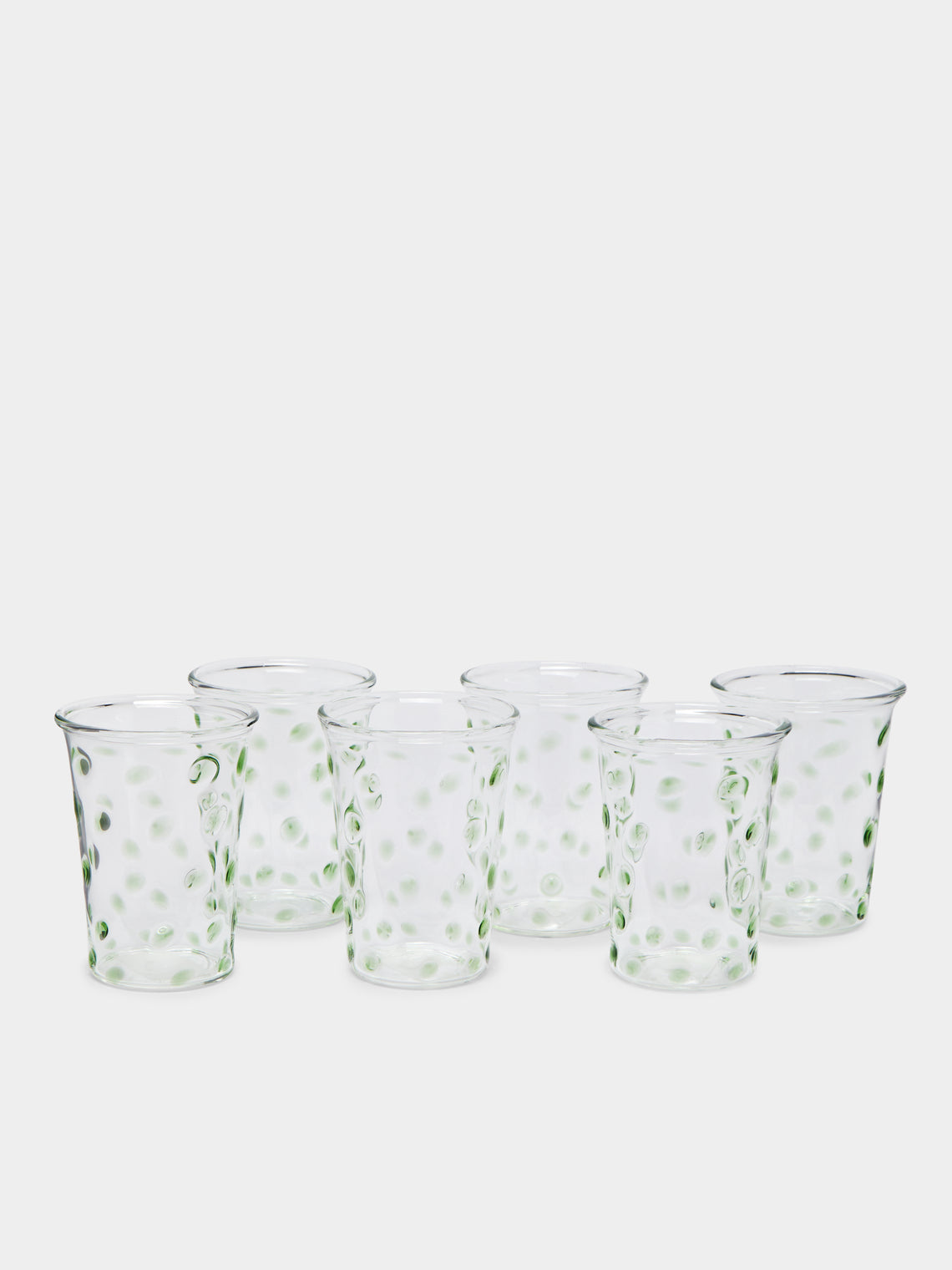 Anut - Dotty Hand-Blown Glass Tumblers (Set of 6) -  - ABASK