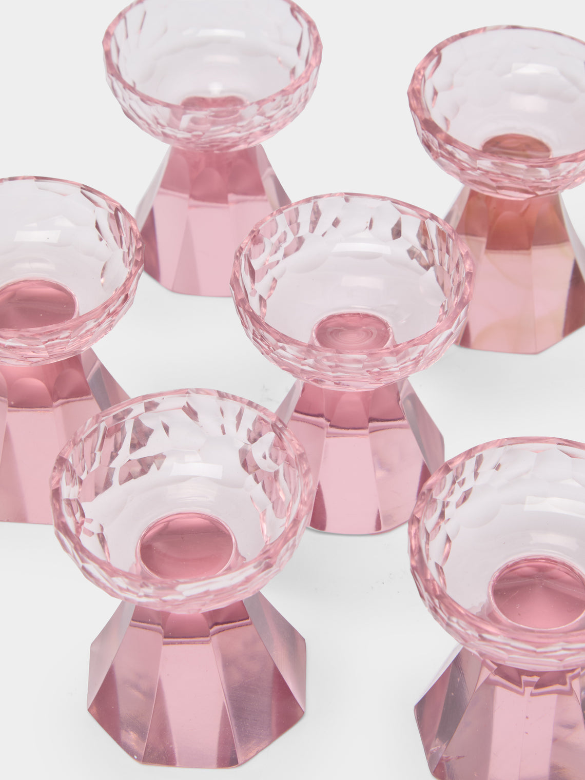 Antique and Vintage - 1930s Cut Crystal Decanter with Shot Glasses (Set of 7) -  - ABASK