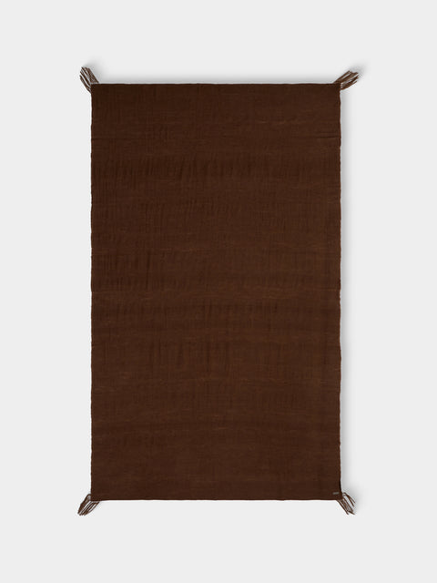 Norlha - Village Tassel Yak Blanket (87in/2.2m) - Brown - ABASK