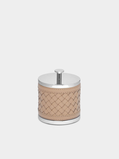 Riviere - Woven Leather Lidded Box -  - ABASK - 