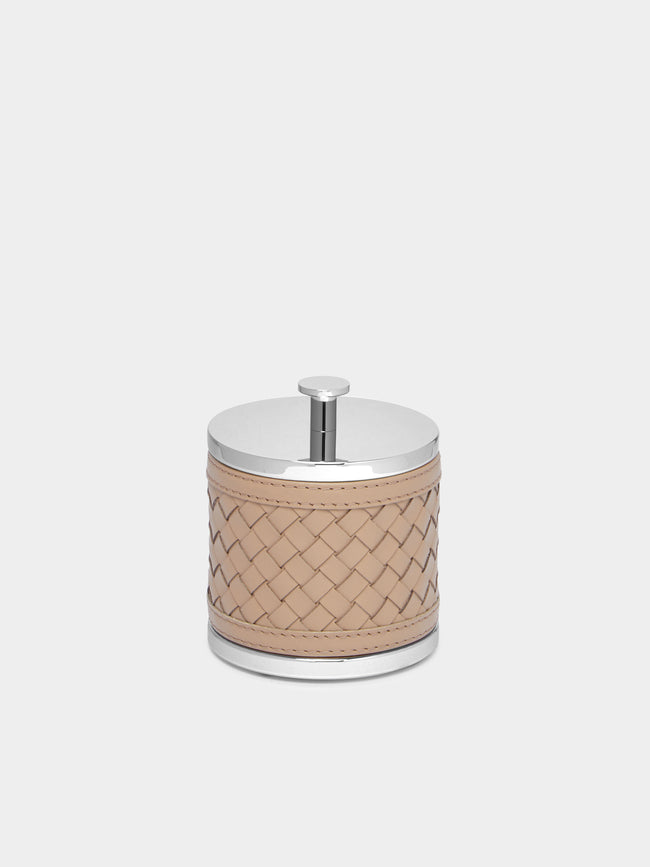 Riviere - Woven Leather Lidded Box -  - ABASK - 