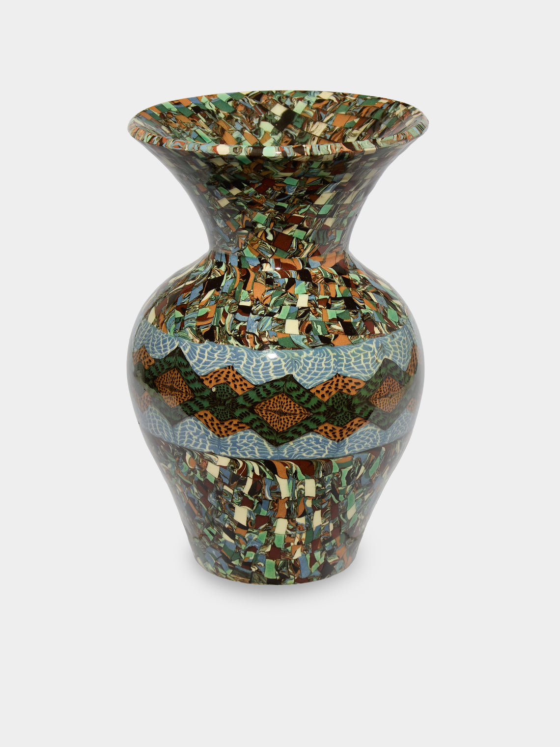 Antique and Vintage - 1970s Jean Gerbino Ceramic Vase (9in/23cm) - Multiple - ABASK - 