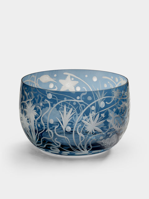 Artel - Atlantis Hand-Engraved Crystal Small Bowl -  - ABASK - 