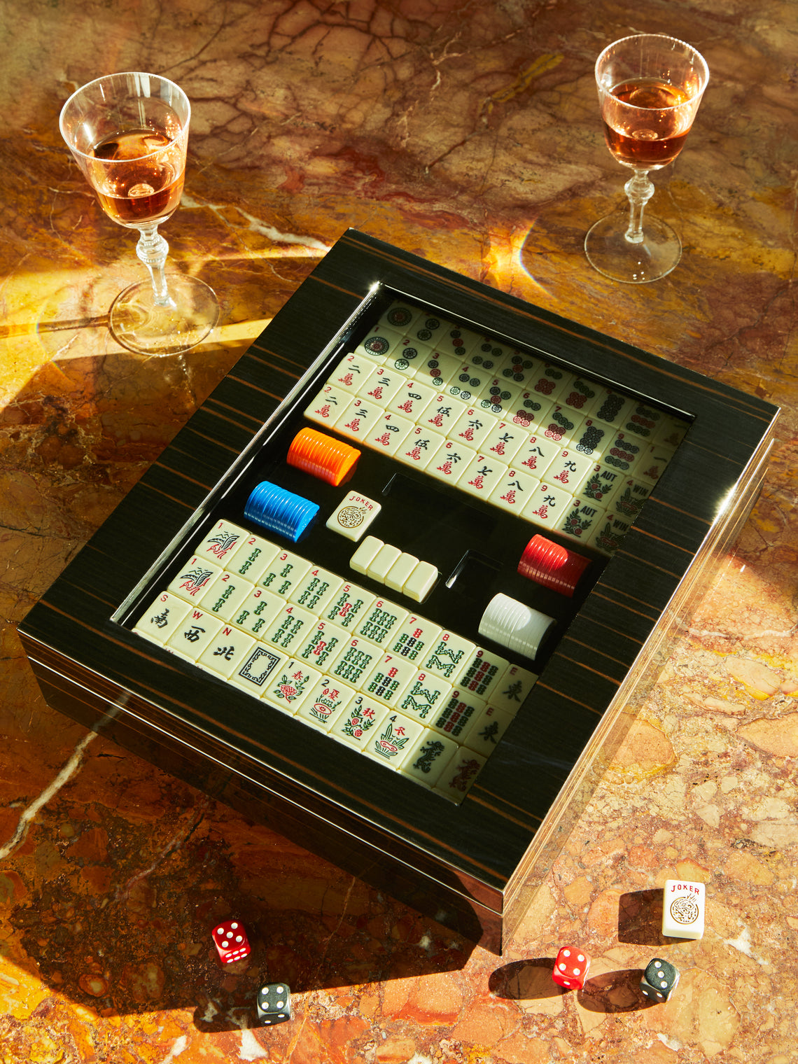 Agresti - Ebony Mahjong Set -  - ABASK