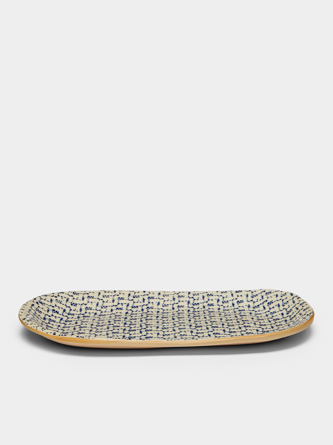 Terrafirma Ceramics - Hand-Printed Ceramic Small Fish Platter -  - ABASK