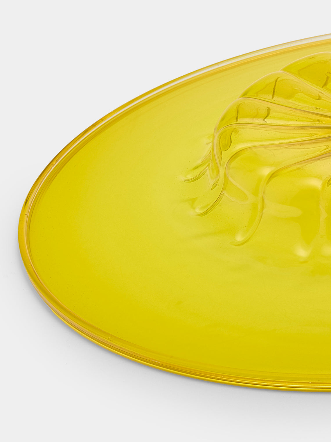 Antique and Vintage - 1930s Venini Murano Glass Bowl - Yellow - ABASK