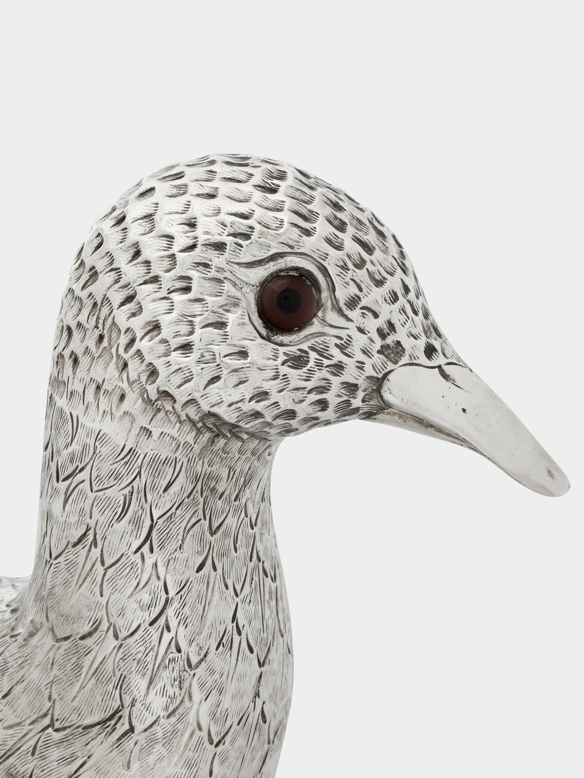 Antique and Vintage - 1960s Italian Franco Lapini Silver-Plated Duck Wine Cooler -  - ABASK