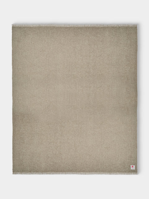 Brun de Vian-Tiran - Cirrus Handwoven Mohair Bed Blanket (108in/2.75m) - Beige - ABASK - 