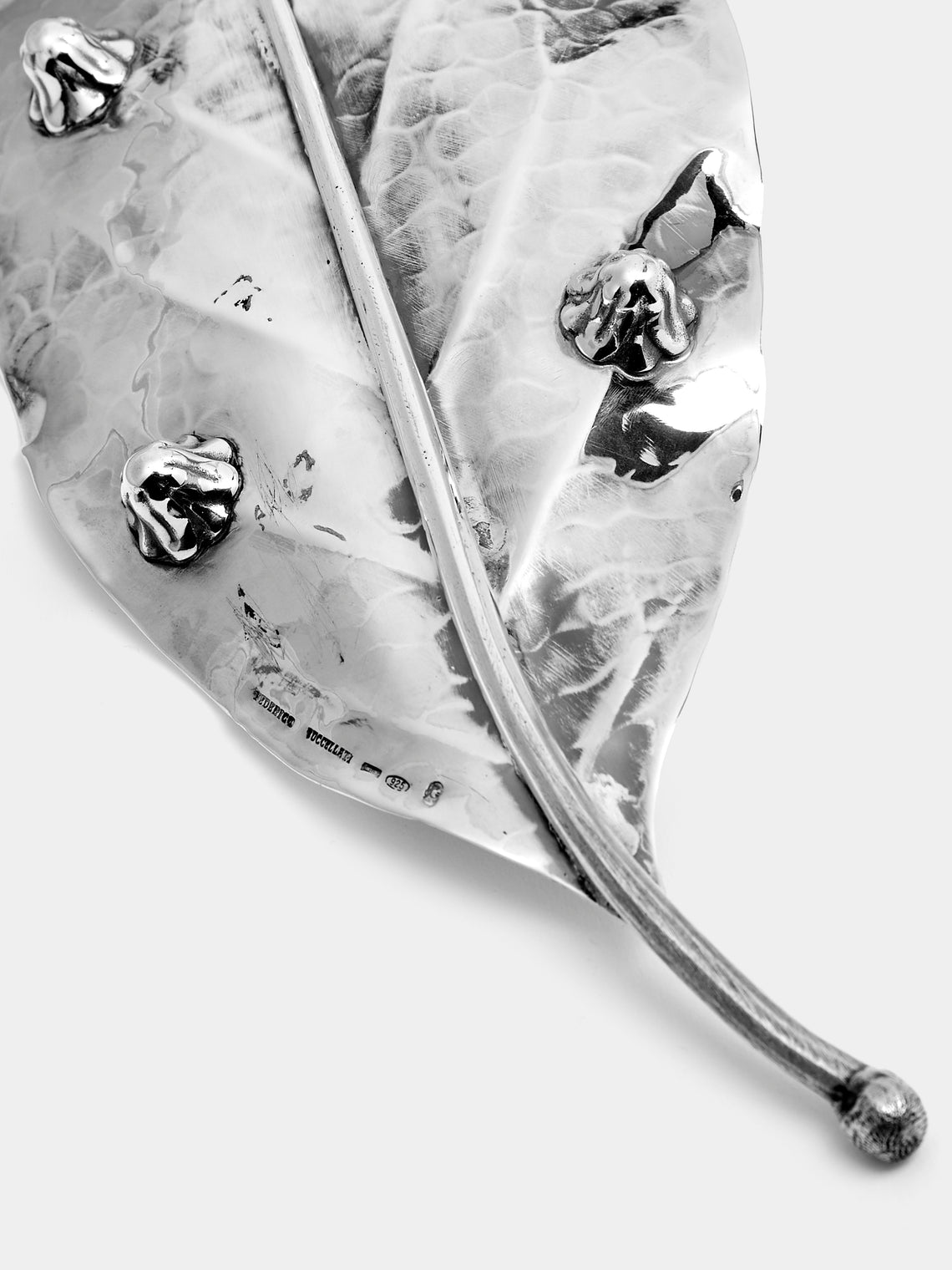 Antique and Vintage - 1970s Buccellati Solid Silver Magnolia Leaf - Silver - ABASK