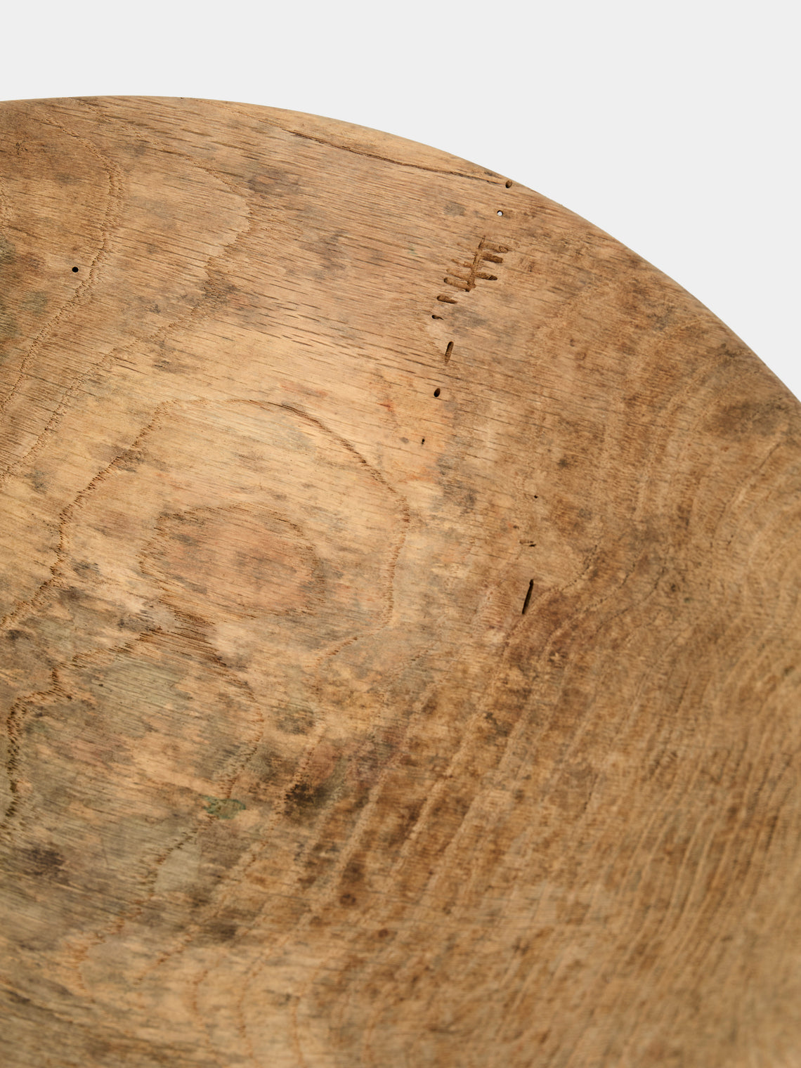 Iida Woodturning - Hand-Turned Oak Earth-Finish Bowl - Brown - ABASK