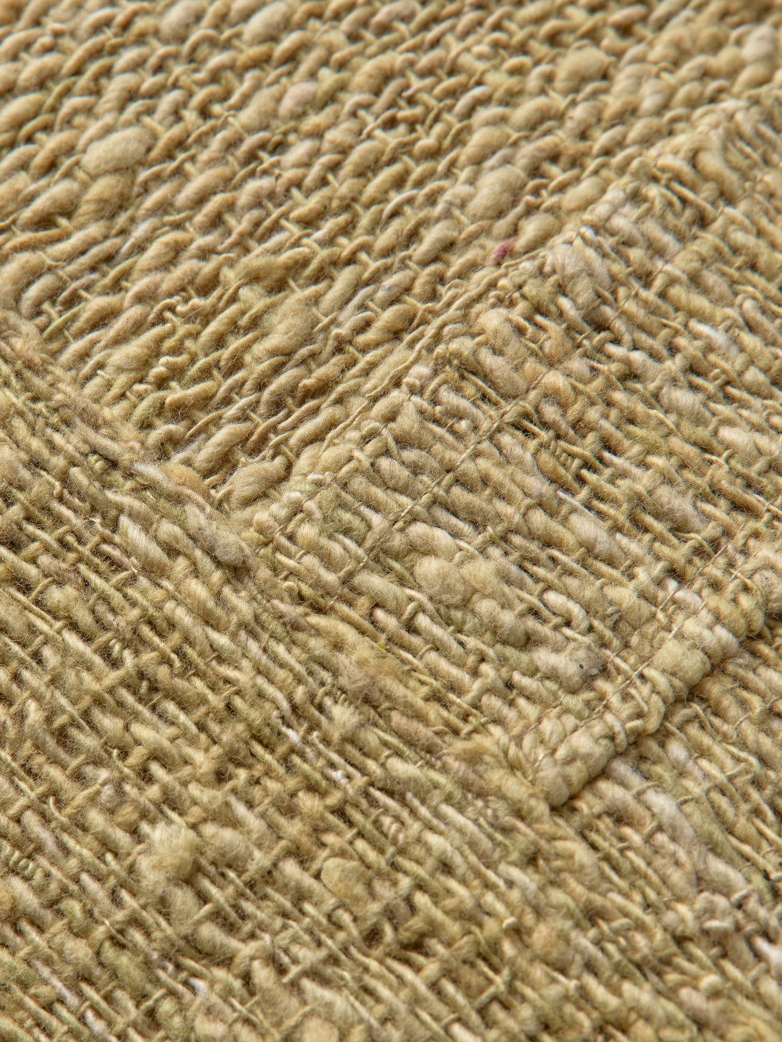 Valentina Hoyos - Hand-Dyed Patchwork Cotton Lumbar Cushion (31.5in/80cm) - Beige - ABASK