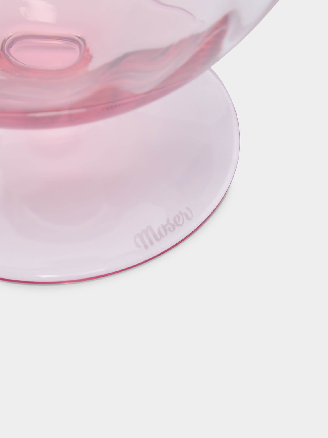 Moser - Optic Hand-Blown Crystal Ice Cream Bowl -  - ABASK