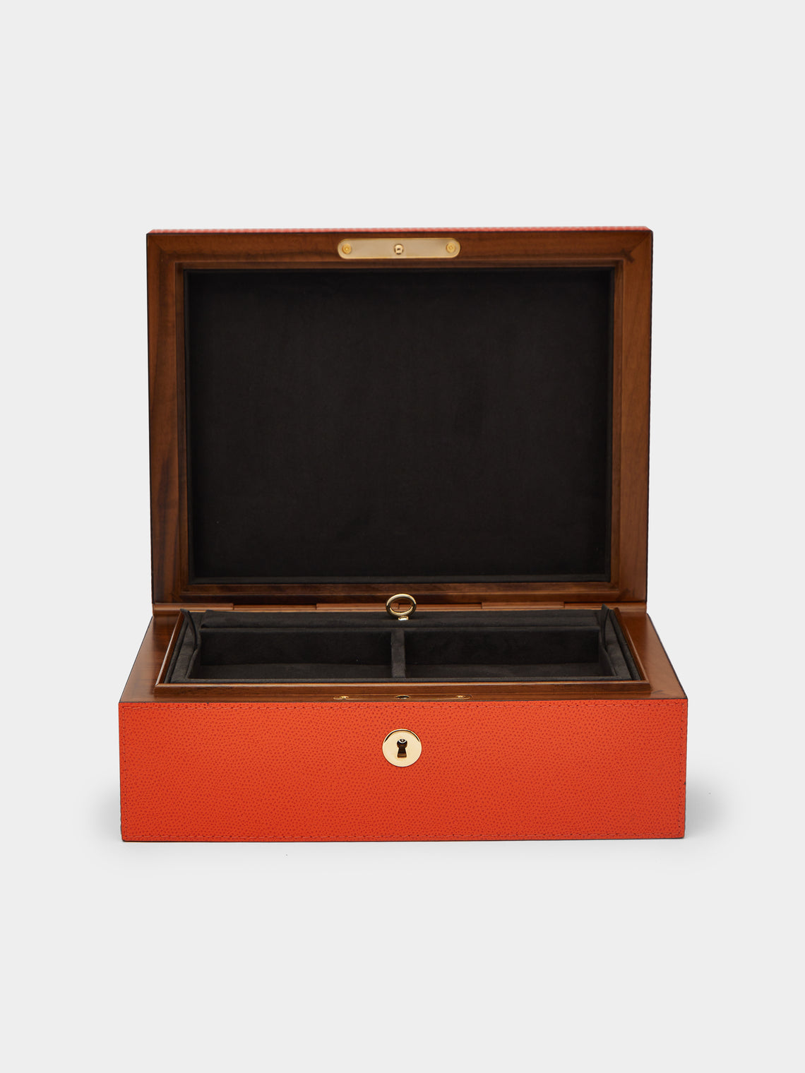 Giobagnara - Leather Jewelry Box - Orange - ABASK - 