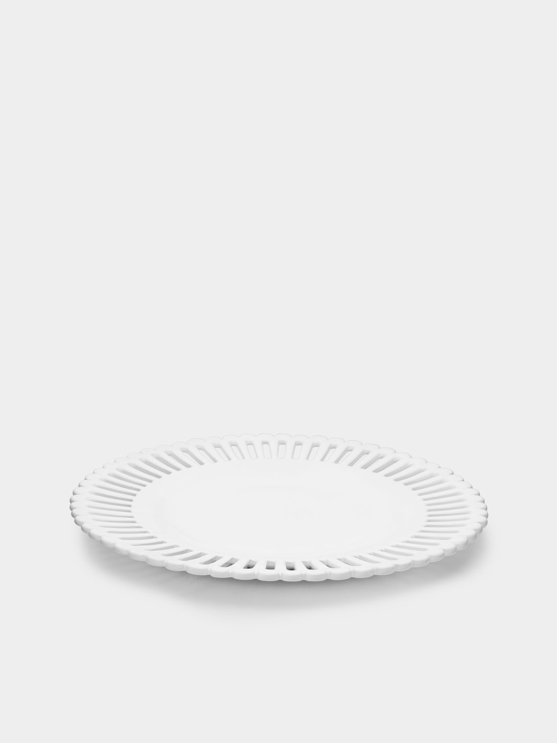 Bourg Joly Malicorne - Bourg-Joly Openwork Ceramic Charger Plate -  - ABASK
