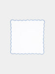 Los Encajeros - Escamas Embroidered Linen Napkins (Set of 4) -  - ABASK - 