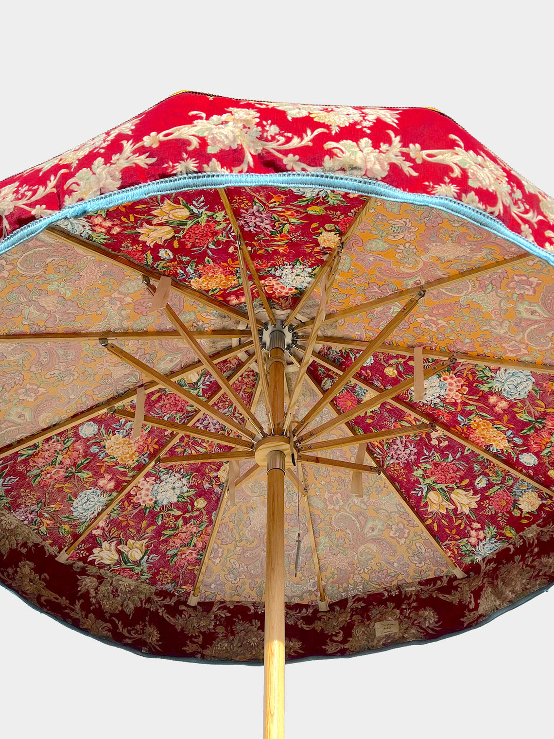 Sunbeam Jackie - Burning Love Vintage-Cotton Parasol - Red - ABASK
