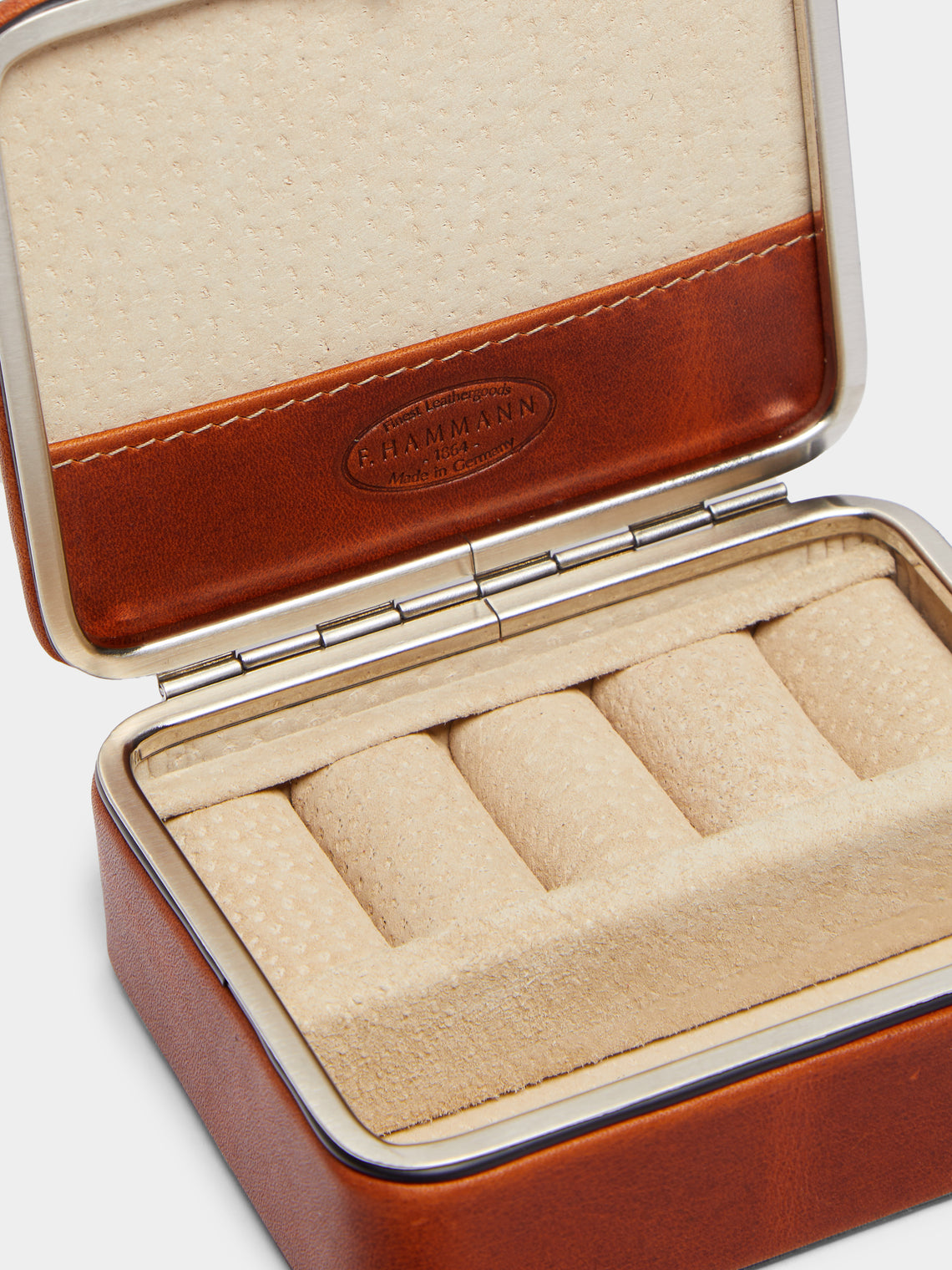 F. Hammann - Leather Travel Jewellery Box -  - ABASK