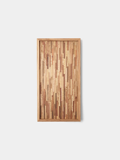 Mori Kougei - Wood Tray (8in/21cm) - Brown - ABASK - 