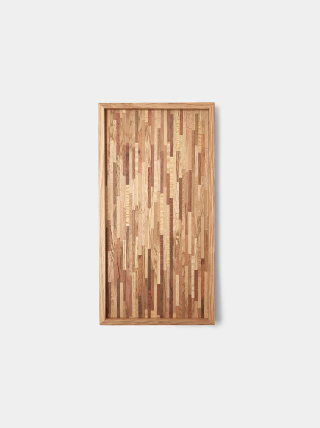 Mori Kougei - Wood Tray (8in/21cm) - Brown - ABASK - 