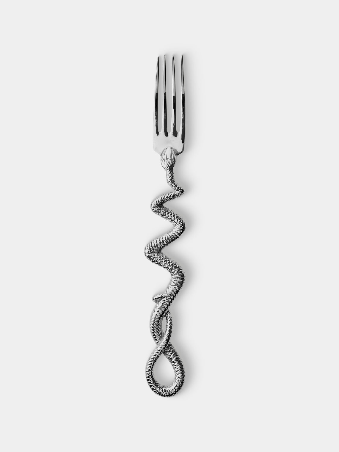 Pampaloni - Medusa Silver-Plated Serving Utensils (Set of 2) - Silver - ABASK