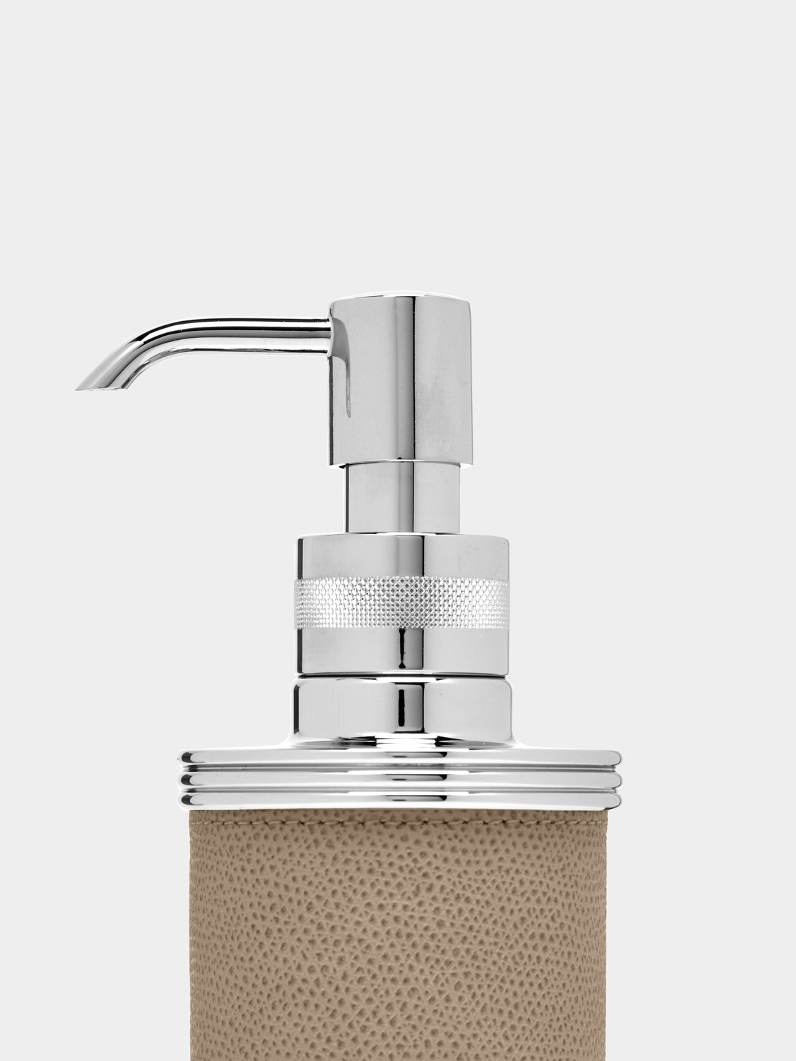 Giobagnara - Amalfi Leather Soap Dispenser - Taupe - ABASK