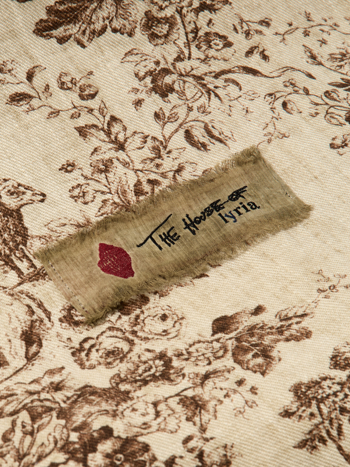 The House of Lyria - Linen Throw (75in/1.9m) - Beige - ABASK