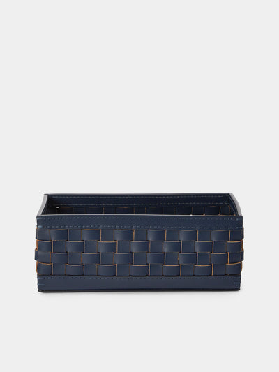 Riviere - Barcelona Water-Resistant Leather High Basket - Blue - ABASK - 