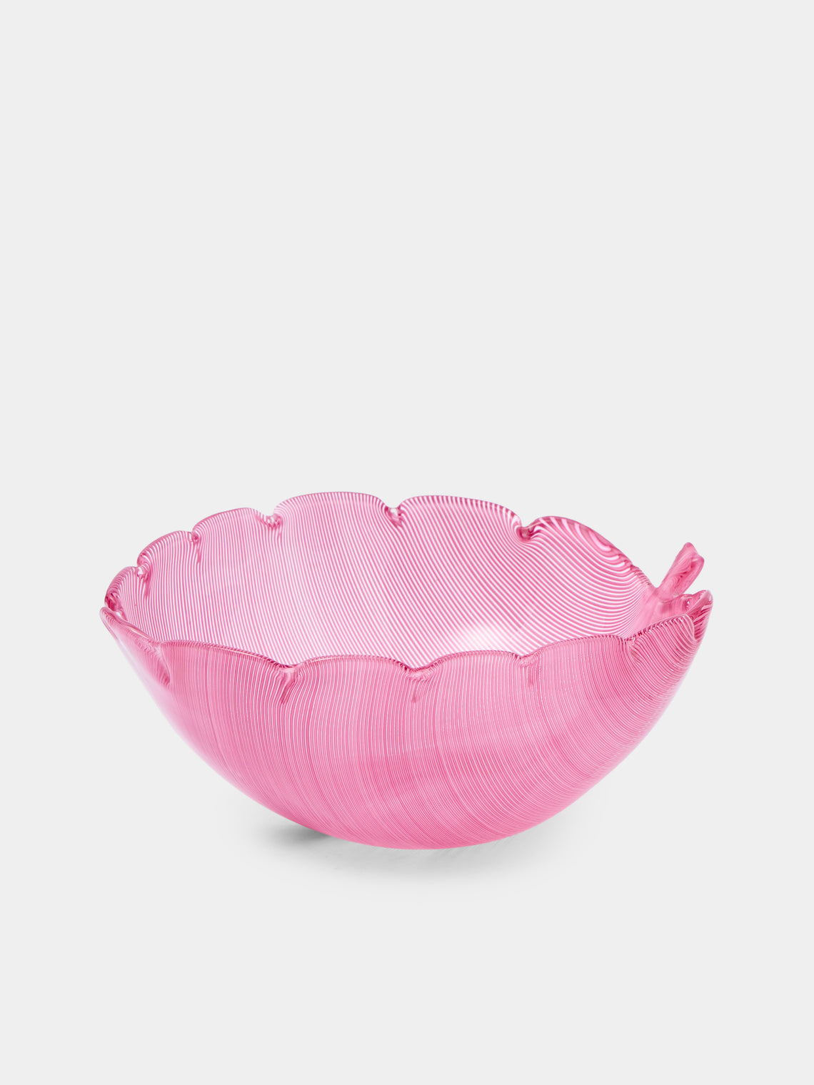 Antique and Vintage - 1980s Venini Glass Bowl - Pink - ABASK - 