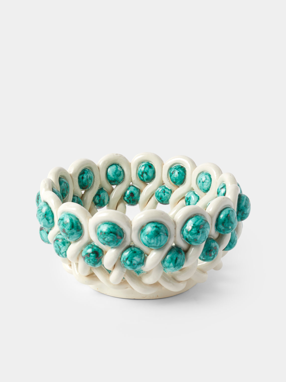 Antique and Vintage - 1930s SAINT RODGOND BOWL - Blue - ABASK - 