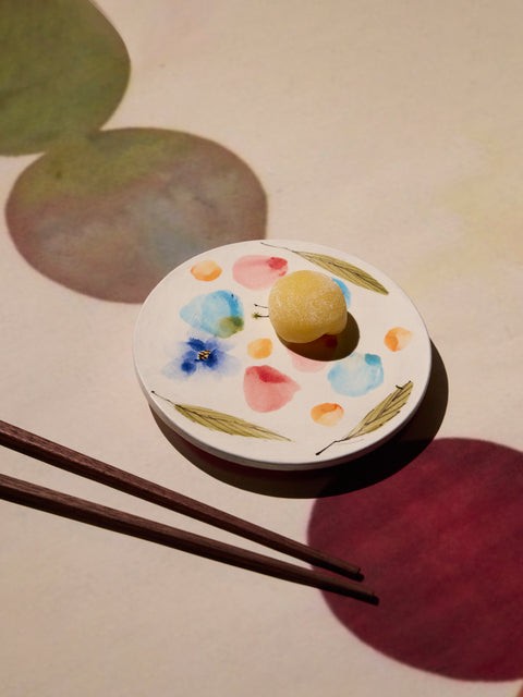 Yon Ho Kyung - Petals Buncheong Small Plate - White - ABASK