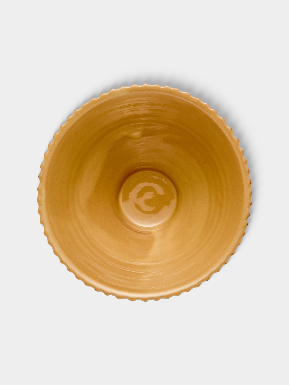 Poterie d’Évires - Flowers Hand-Painted Ceramic Mini Salad Bowl - Light brown - ABASK