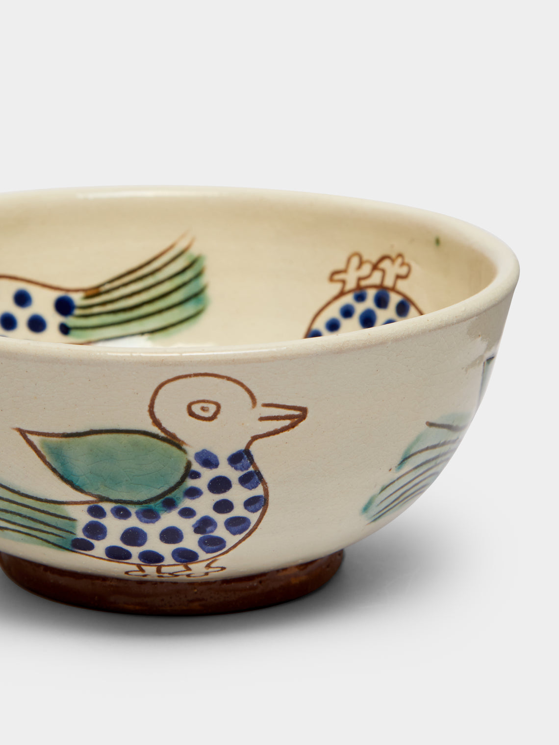 Anut - Hand-Painted Bird Cereal Bowls (Set of 4) -  - ABASK