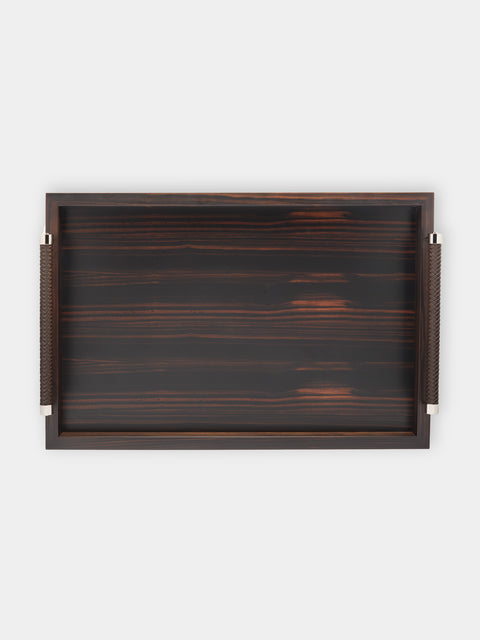 Riviere - Diana Ebony Large Rectangular Tray -  - ABASK - 
