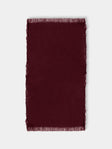 Denis Colomb - Perou Nomad Cashmere Blanket (79in/2m) - Burgundy - ABASK - 