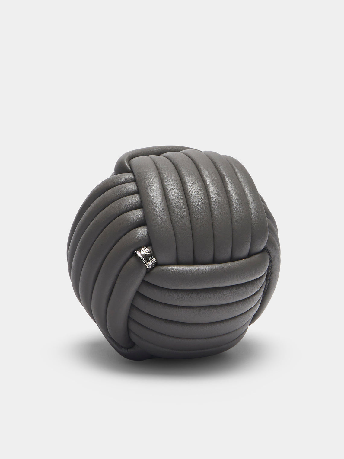 Giobagnara - Nodo Leather Doorstop - Gray - ABASK - 