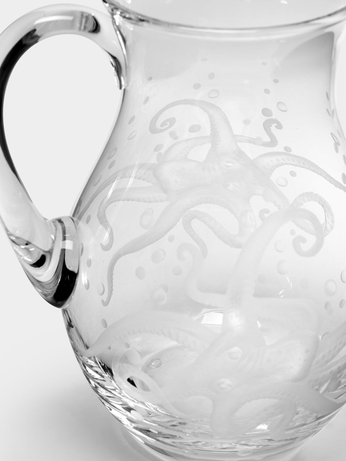 Artel - Sea Life Hand-Engraved Crystal Jug -  - ABASK
