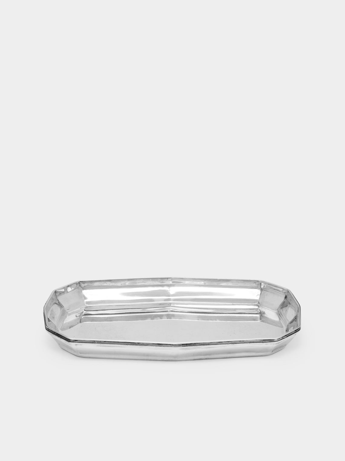 Antique and Vintage - Solid Silver Octagonal Platter -  - ABASK