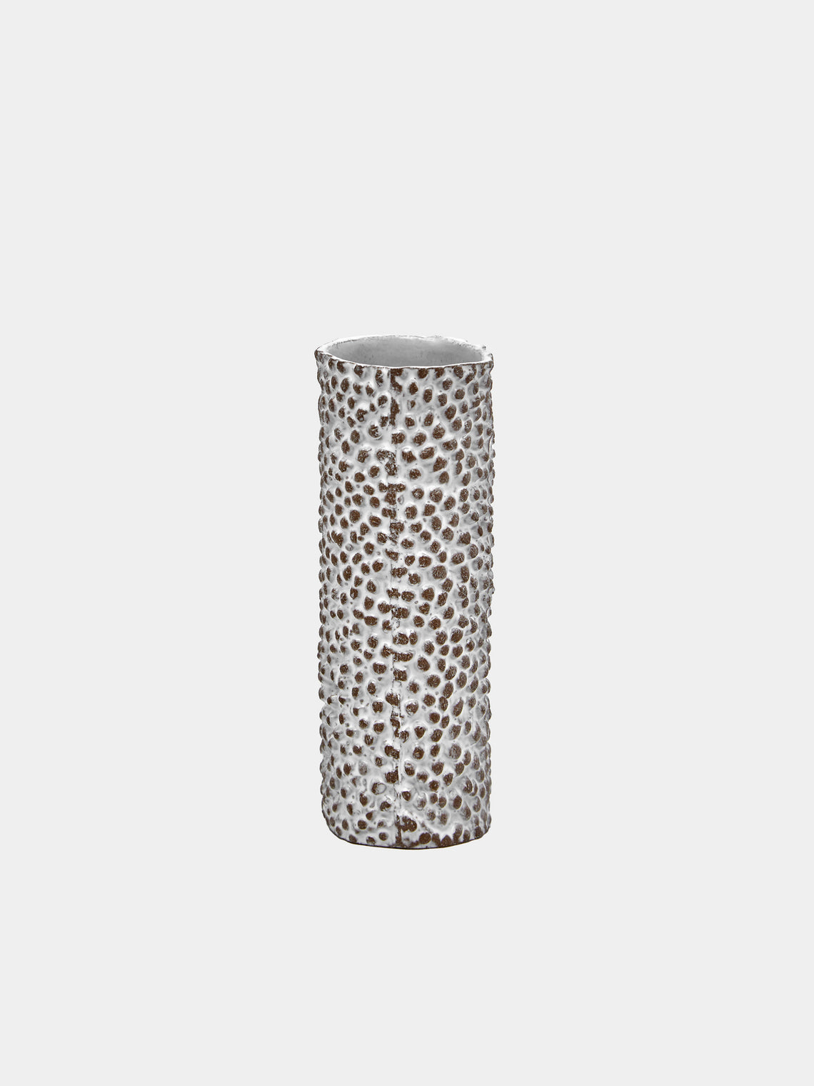 Astier de Villatte - Petit Pois Hand-Glazed Ceramic Vase - White - ABASK - 