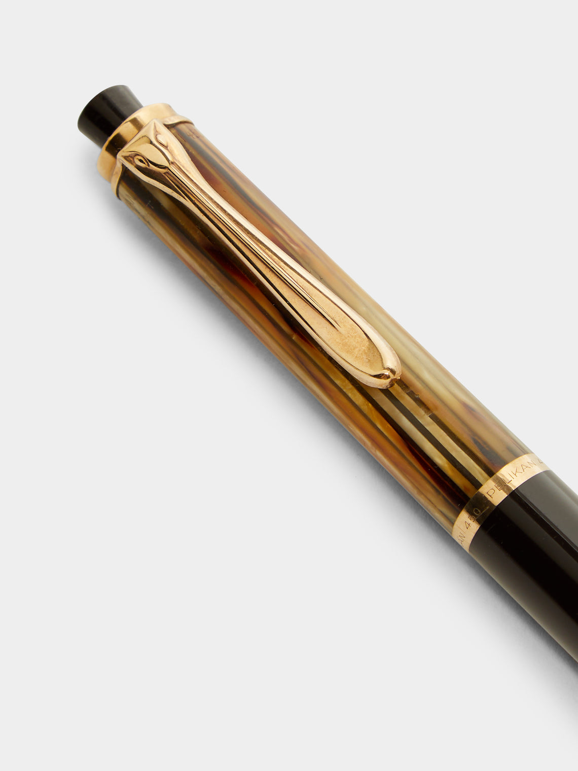 Antique and Vintage - 1950s Pelikan 400 Brown Tortoiseshell Fountain Pen and Pencil Set -  - ABASK