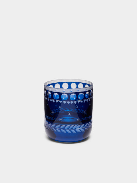 Artel - Staro Hand-Engraved Crystal Votive Candle Holders (Set of 2) -  - ABASK - 